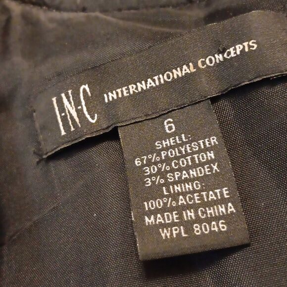 INC International Concepts Colorblock Dress - Picture 8 of 9